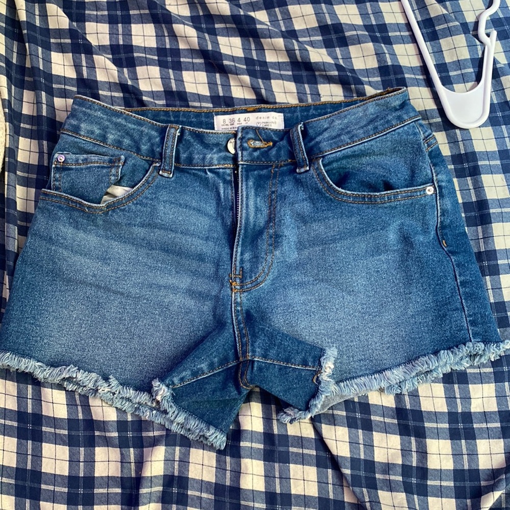 denim shorts